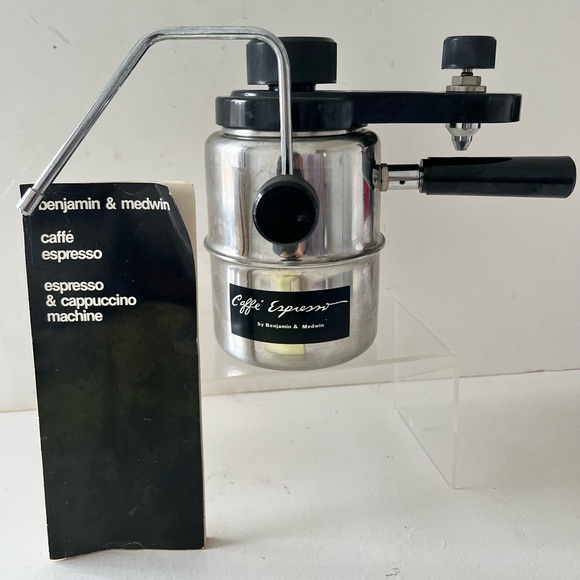 Benjamin & Medwin Vintage Espresso Capuccino Stovetop Coffee Brewer & Steamer - Picture 12 of 14